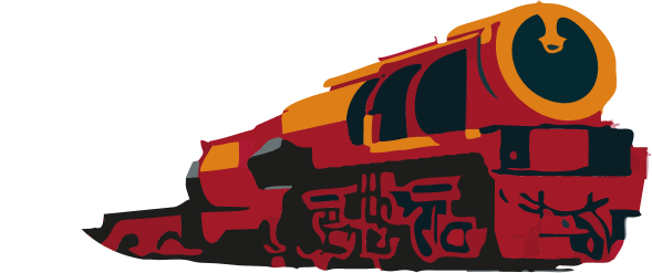 Ícone locomotiva — versão colorida original